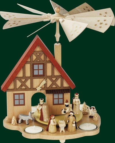 Tischpyramide christi geburt - tischpyramide,