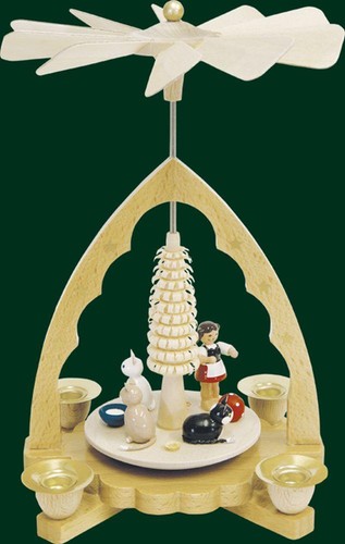 Tischpyramide mit katzen - tischpyramide,