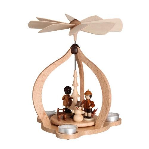 Tischpyramide winterkinder mit - winterkinder,